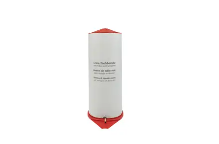 Leere Tischbombe