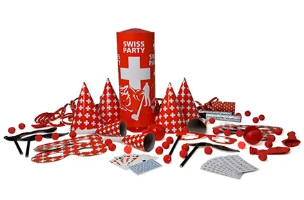 Tischbombe Maxi Swiss Party